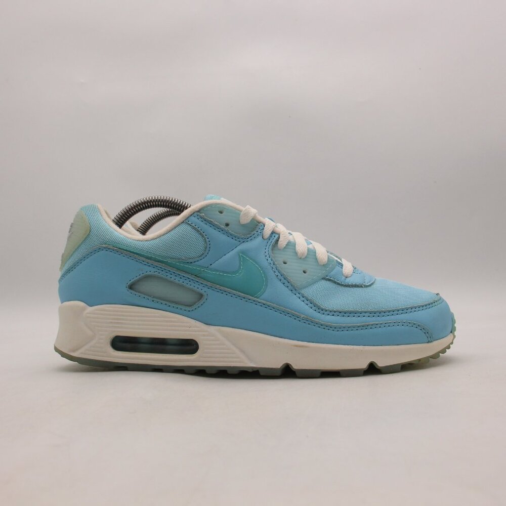 Nike Air Max 90 Ocean Bliss Blue Men's 9.5 Athletic Casual Sneakers FD0734-442